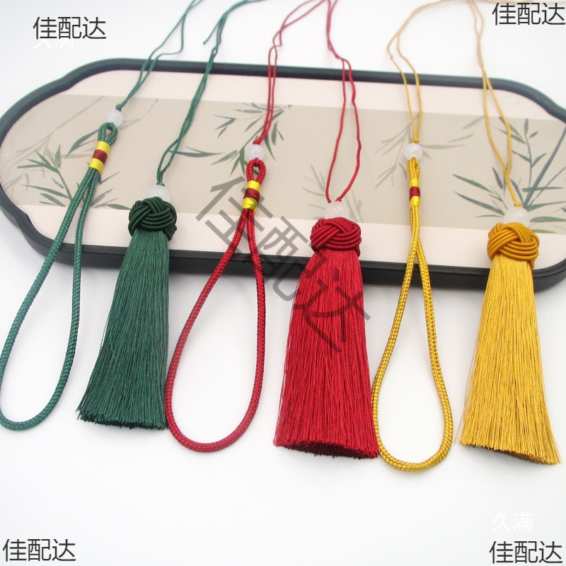 Jade Bead Rope Head Bead Tassel DIY Jewelry Clothing Accessories Sachet Accessories Pendant
