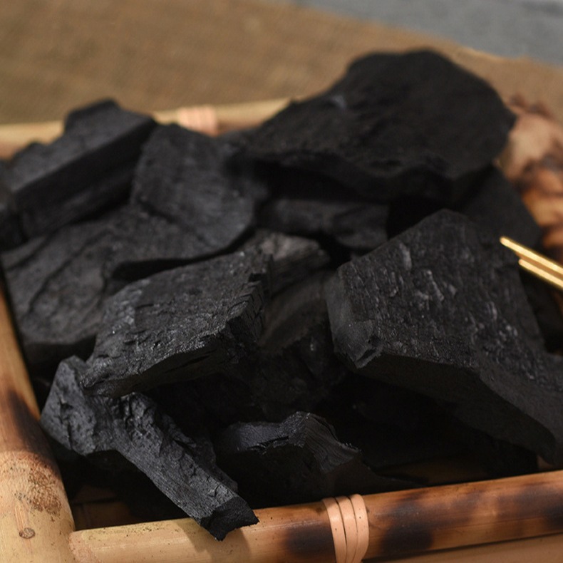 Tea Boiling in Stove Smokeless and Taseless Carbon Longan Carbon White Frost High Temperature Carbon Household Indoor Carbon