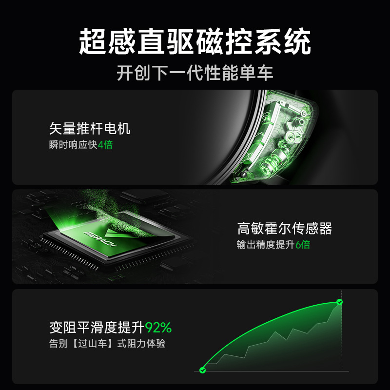 Merrick Merach Smart Spinning Bike Obsidian Knight Turbo Home Self-Generating Silent Exercise Bike