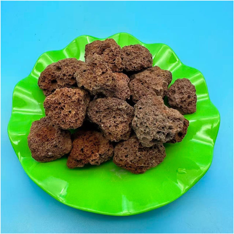 Aromatherapy Stone Raw Stone Wholesale Red Black Diffuser Volcanic Stone 2-3cm Artificially Selected Washed Porous Volcanic Stone