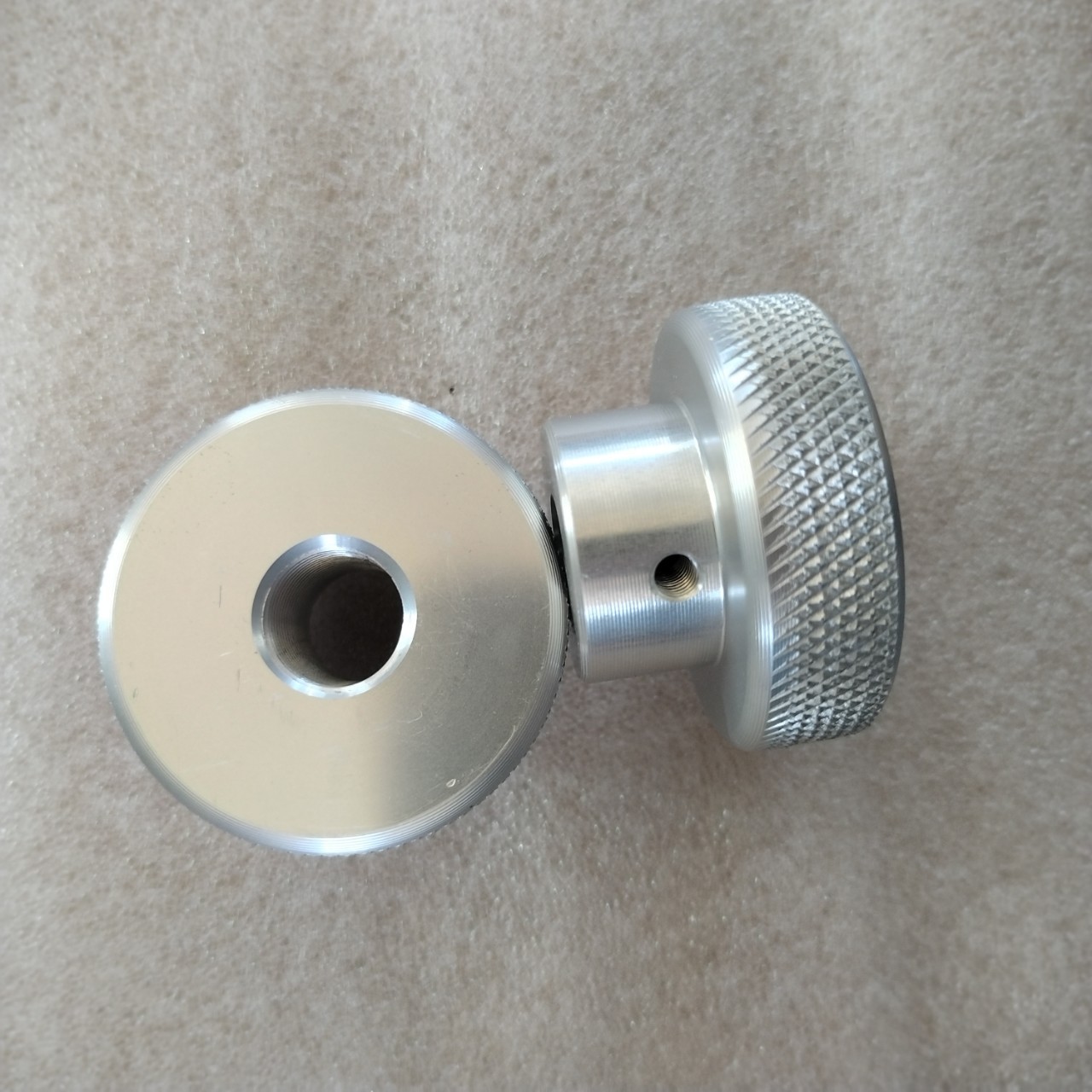 Aluminum Alloy Handwheel for Mesh Knurled Adjustment Screw Rod