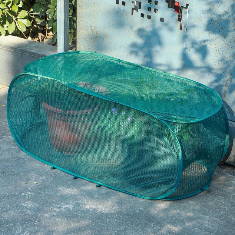 Сетчатая ткань для затенения с проволокой. Защита растений летом от солнца. Инкубаторы для сада