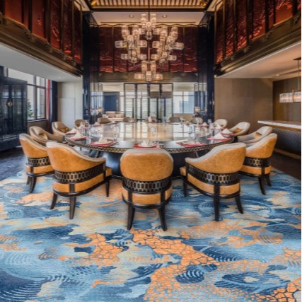 Hotel carpet 4 m wide printed full carpet flame retardant guest room carpet walkway carpet ballroom carpet