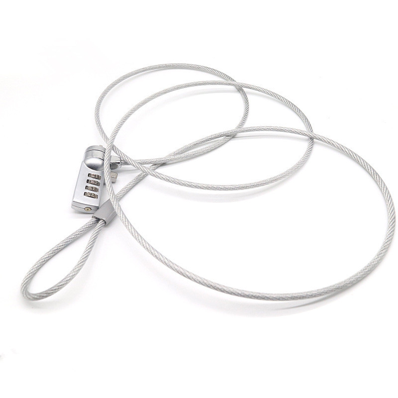 FK1.2 M password lock notebook password anti-theft lock wire rope computer Internet bar 1.8 m Universal Computer Lock