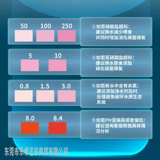 Yee fish tank water quality test paper hardness residual chlorine nitrite test acid alkaline ph test paper 9 in 1