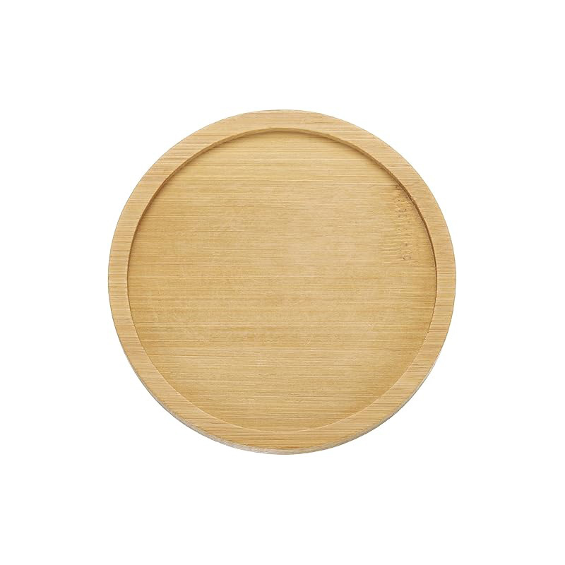 Tea Cup Mat Bamboo Coaster Placemat Flower Pot Cross-border Round Rectangular Shaped Multi-size DIY Bamboo Tray