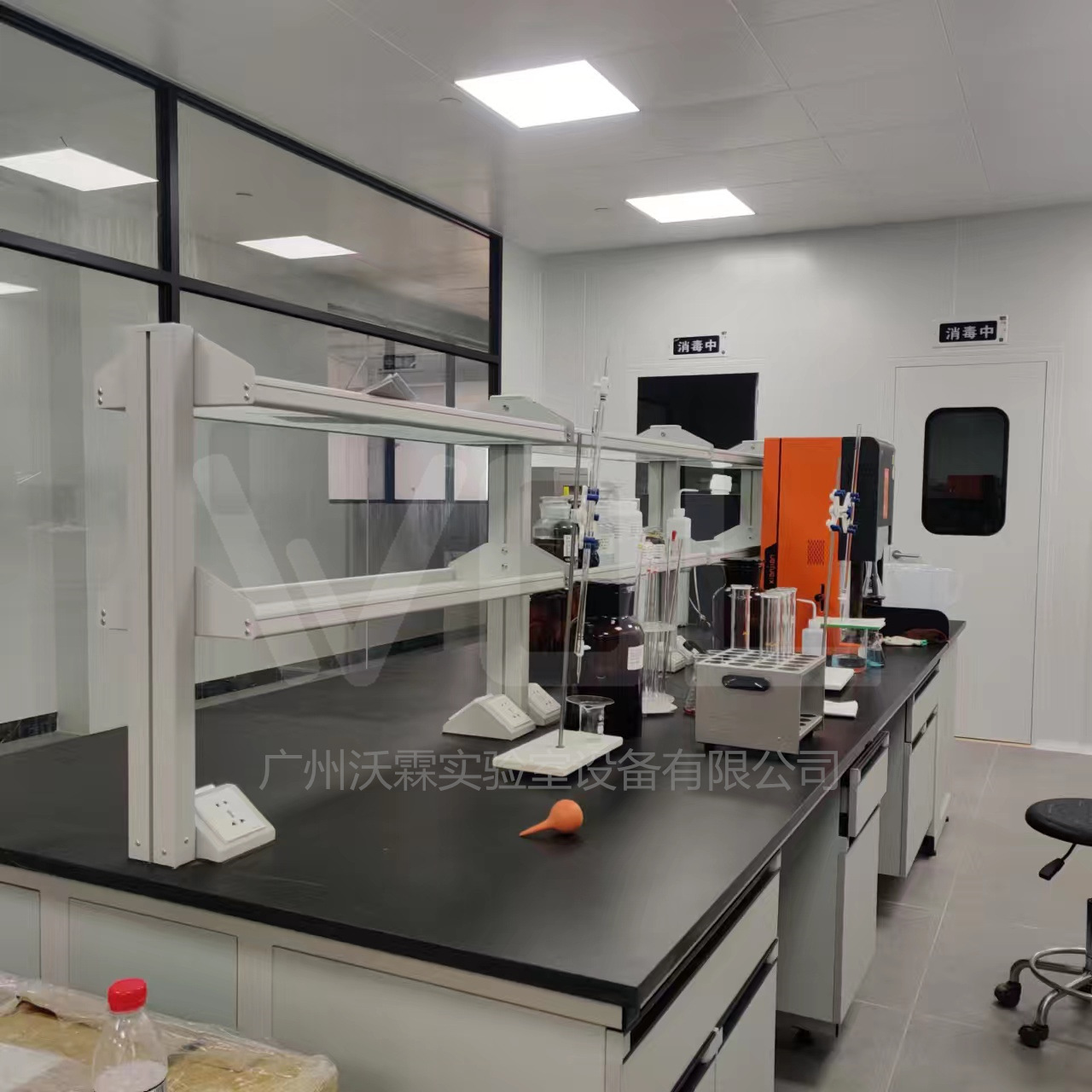 Wol Planning and Construction Food Inspection and Testing Laboratory Microbial Testing Area Graphic Design Decoration