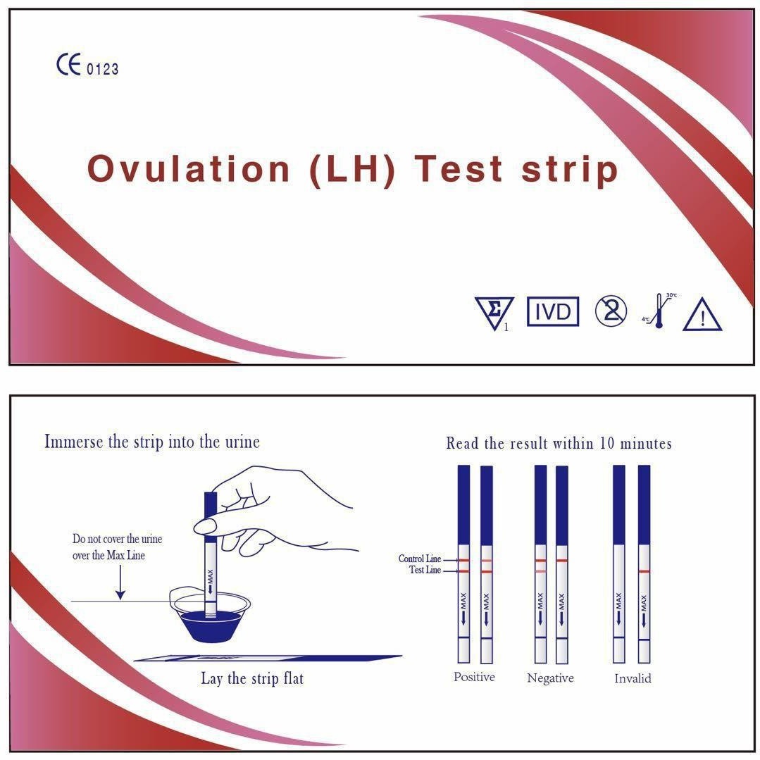 Поставка от производителя английских тест-полосок на овуляцию только для продажи за пределами Китая
