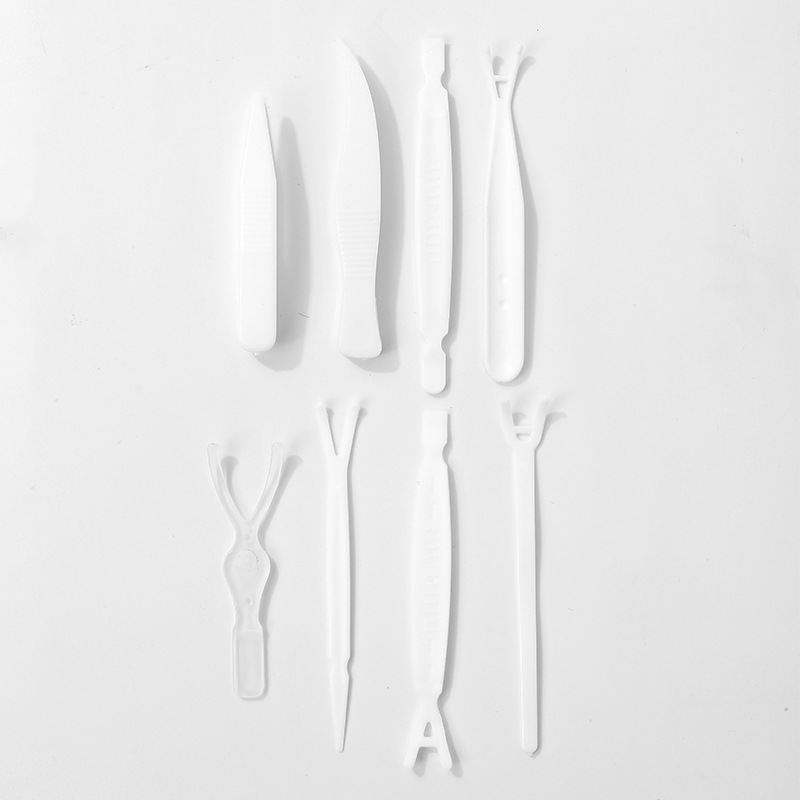 Factory wholesale double eyelid paste molding transparent fork Y-shaped fork double-headed pointed tail fork beauty tool Auxiliary small fork
