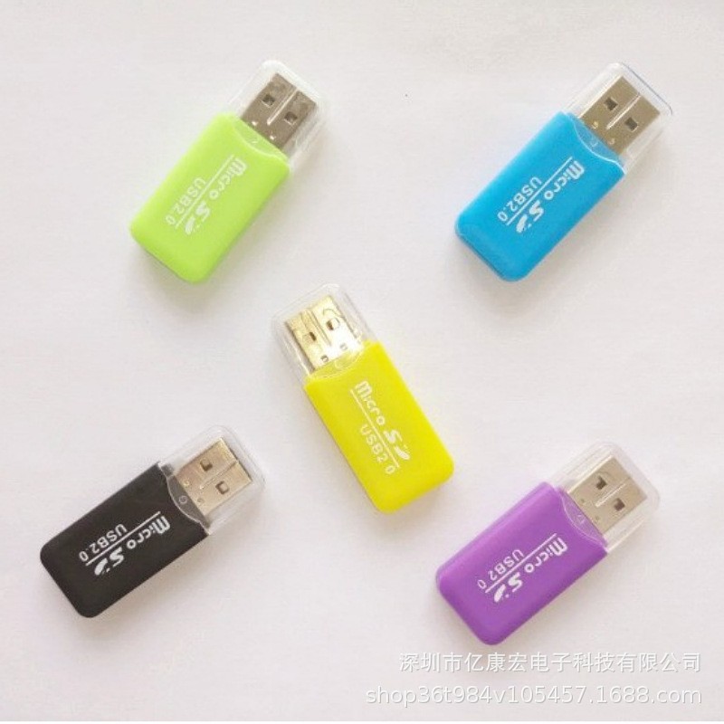 Factory wholesale ice cool card reader TF card reader USB2.0 high-speed computer mobile phone Type-C adapter