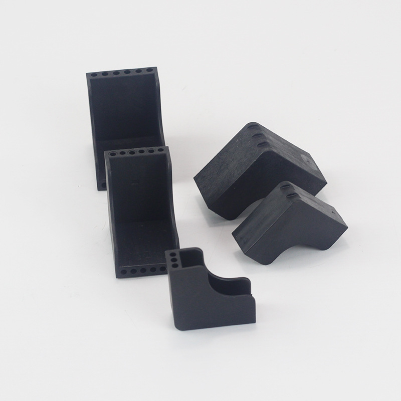 L-shaped furniture board 12-48 plastic plywood wood corner protector thickened anti-collision door and window protection black plastic corner