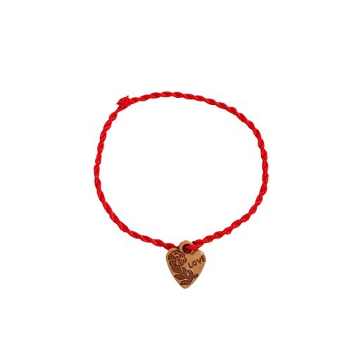Street Stall Hot Selling Longevity Lock Bracelet Imitation Peach Wood Red Rope Bracelet 2 Yuan Store Hand Jewelry Promotion Small Gifts Wholesale
