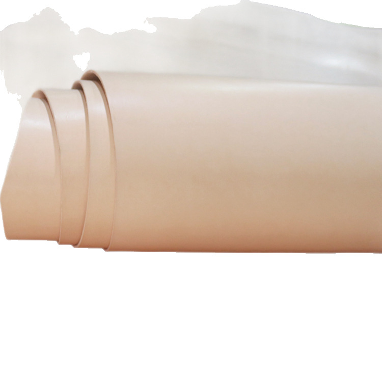 Italian Style Primary Color Vegetable Tanned Leather Tree Paste Leather Carved Leather Handmade DIY Leather Easy to Absorb Water