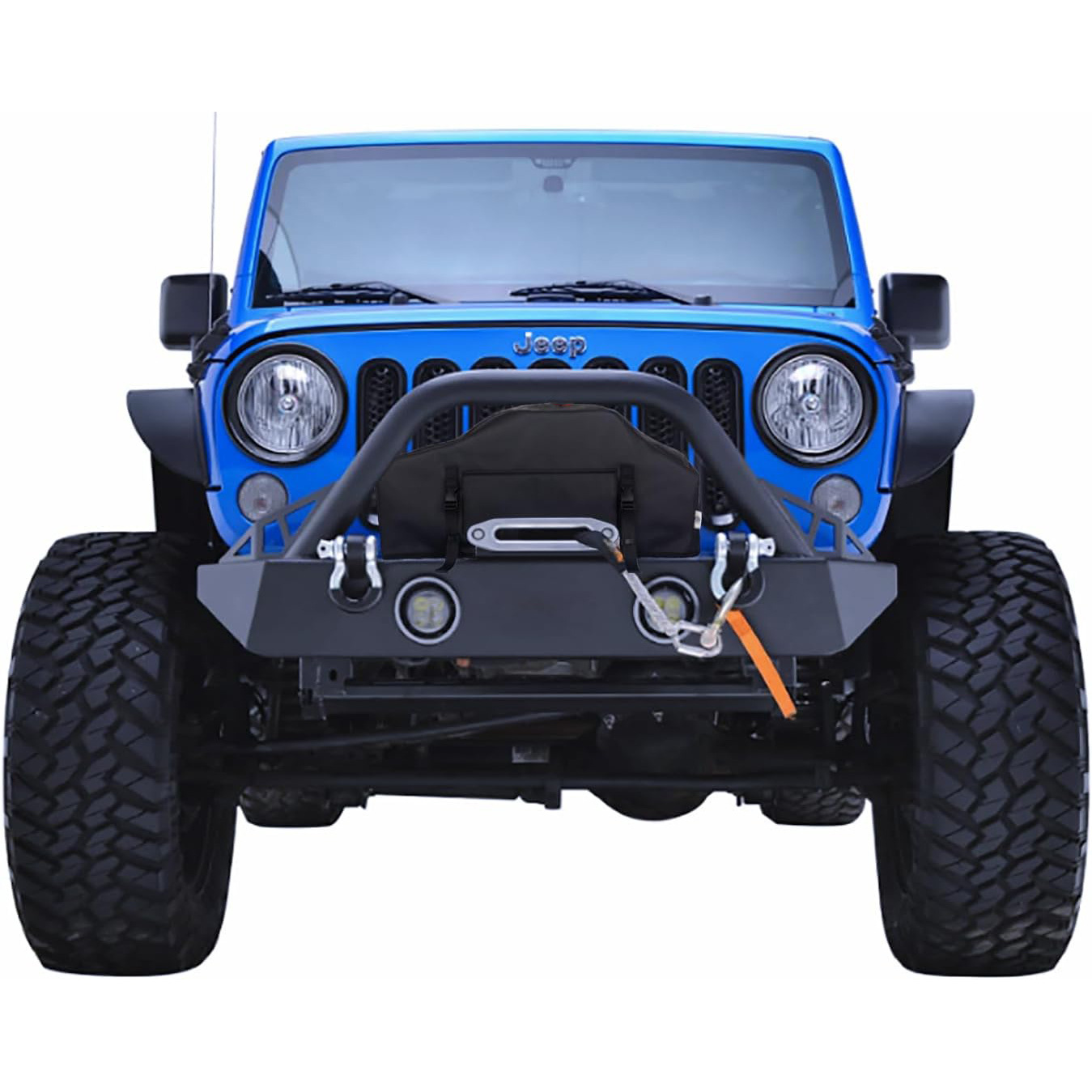 Traction Car Winch Cover Winch Cover Winch Protective Cover Dust Cover Anti-Uv Rain Cover Cross-Border Wholesale