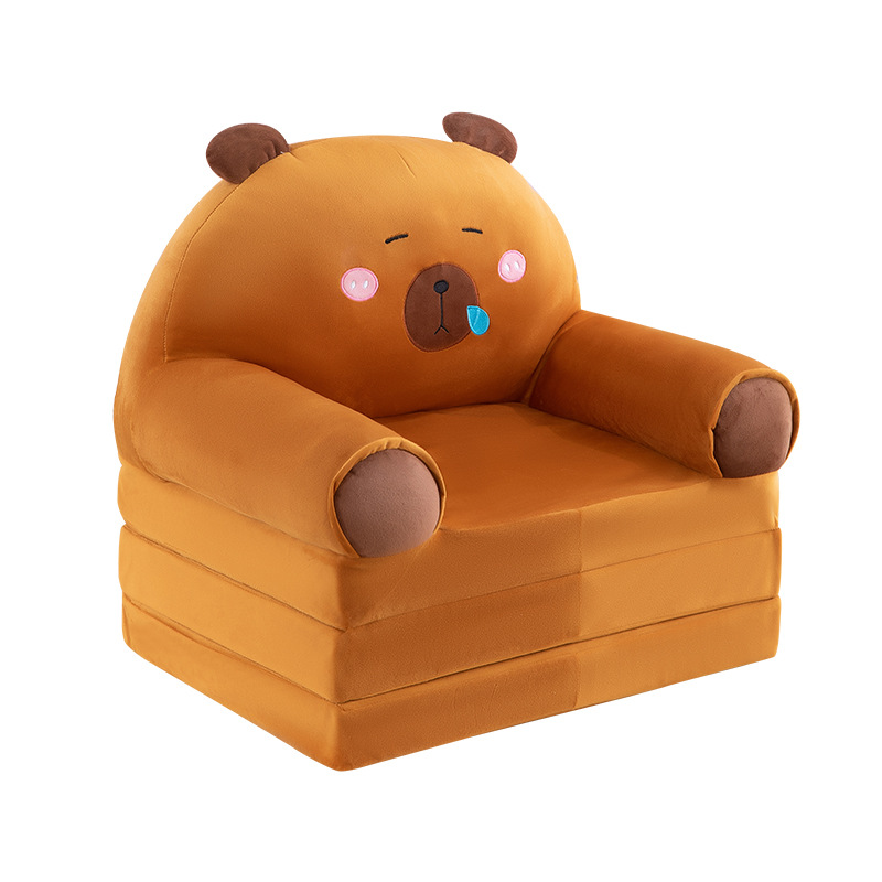 Three-layer Children's Folding Sofa Cartoon Multi-function Infant Seat Stool Boys and Girls Princess Lazy Seat