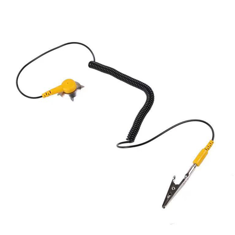 Workbench Anti-Static Table Mat Electrostatic Rubber Grounding Wire Shelf Grounding Wire Assembly Line Electrostatic Buckle Grounding