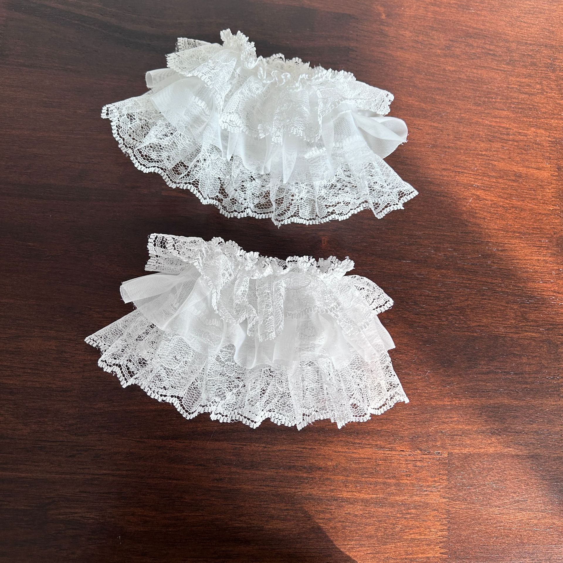 Lady Cute Three-layer Lace Lace Socks Japanese Style Cuff Lace Cake Mesh Socks Lolita Leg Cover