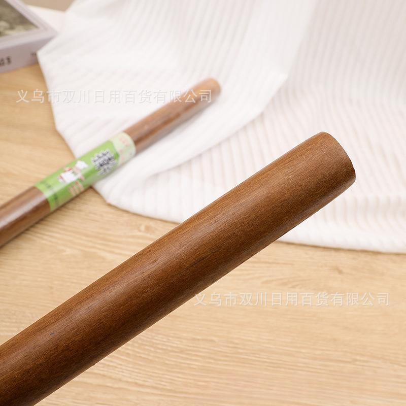 50CM Sunken Wood Rolling Pin Weighted Solid Wood Rolling Pin Household Rolling Pin Dumpling Skin Stick Noodle Stick Spot Wholesale