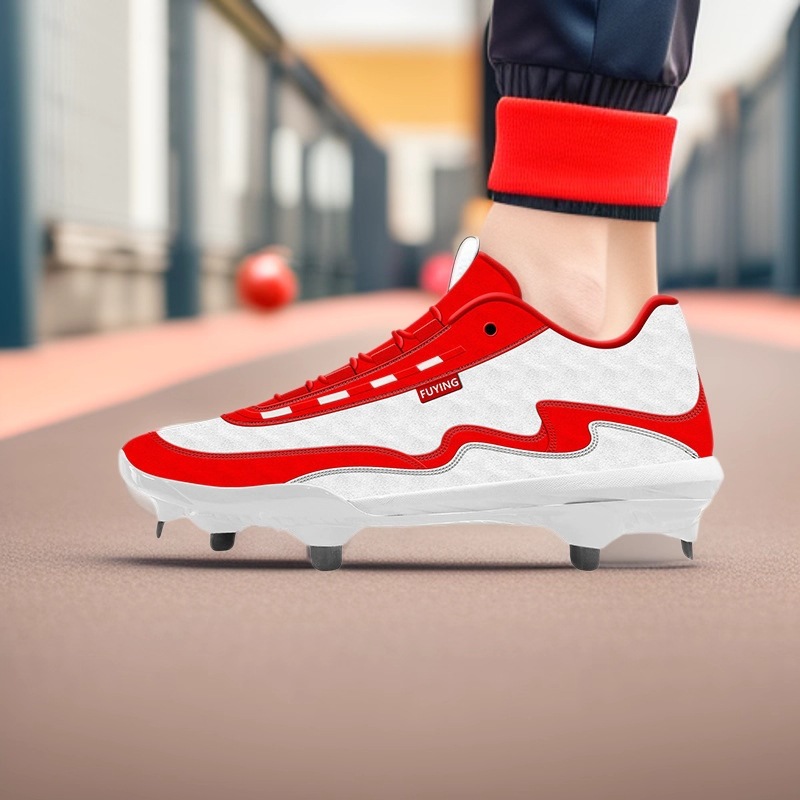 New Baseball Shoes with Strong Support, Breathable, Wear-Resistant, Lightweight Sports Shoes, Unisex, Multi-Size Factory Wholesale