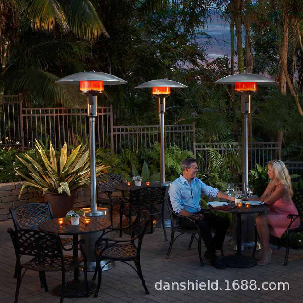 Umbrella type outdoor gas heater heating stove auxiliary wheel plastic accessories