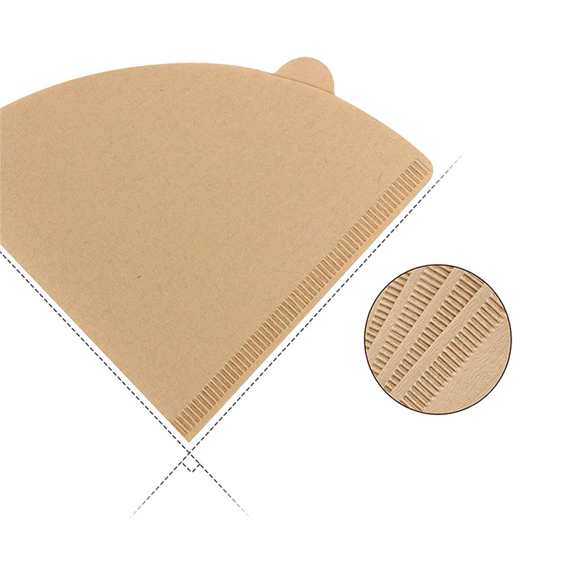 V60-02-40 film hand-punching V-shaped coffee cup filter paper cone American drip coffee pot filter paper coffee machine