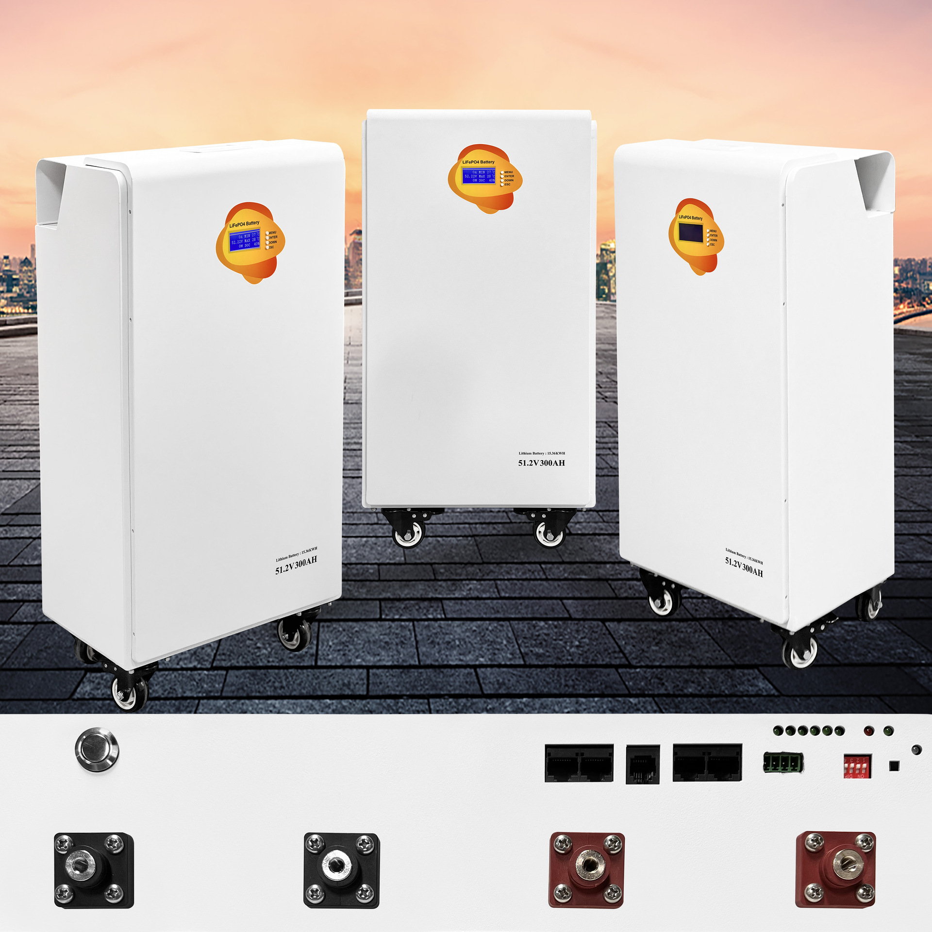 Complete African Household Photovoltaic Energy Storage Battery 15-Degree Solar Generator for Off-Grid Single-Phase Energy Storage System