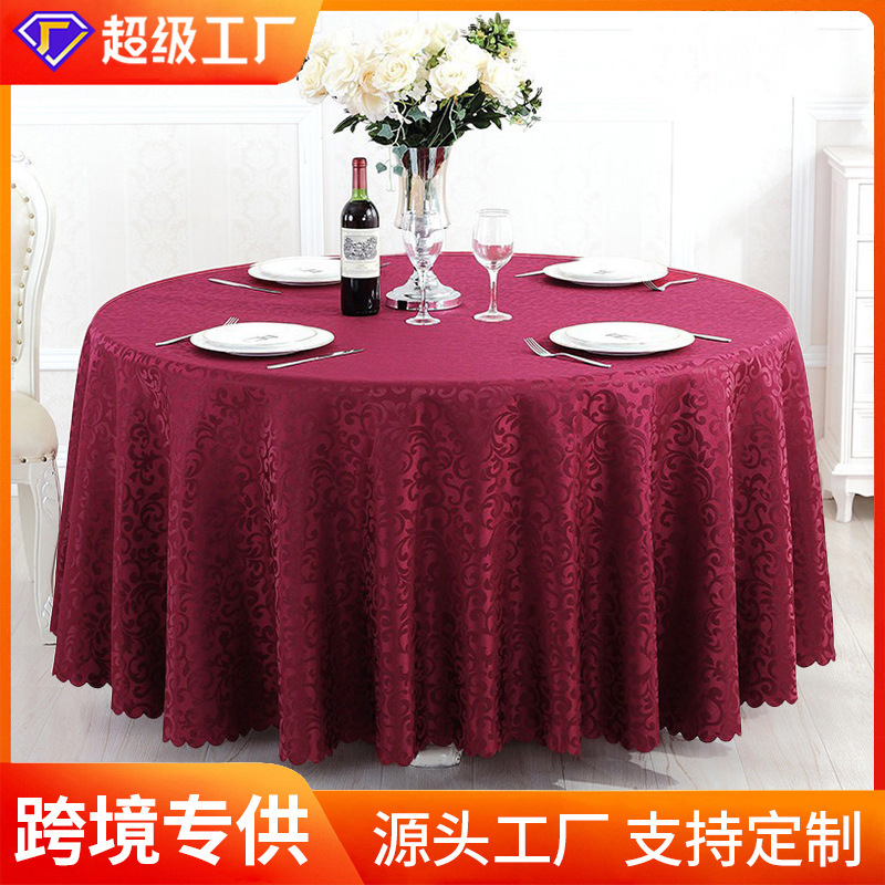 Большая красная скатерть для гостиничных свадеб, прямоугольная скатерть для кофейного стола, круглая юбка стола