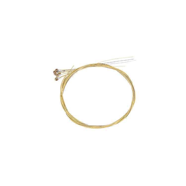 Guitar Colorful String Set Colorful Folk Guitar Strings Colorful Guitar Strings Set of 6 Instruments Six Yellow