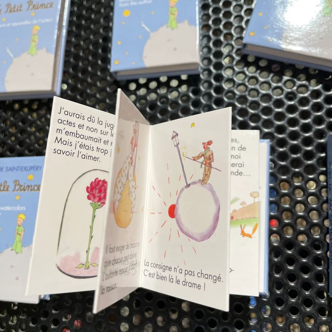 Creative Books Folding Refrigerator Stickers Customized Guochao Wenchuang Scenic Spot Personalized Little Prince Book Magnets Batch Customized