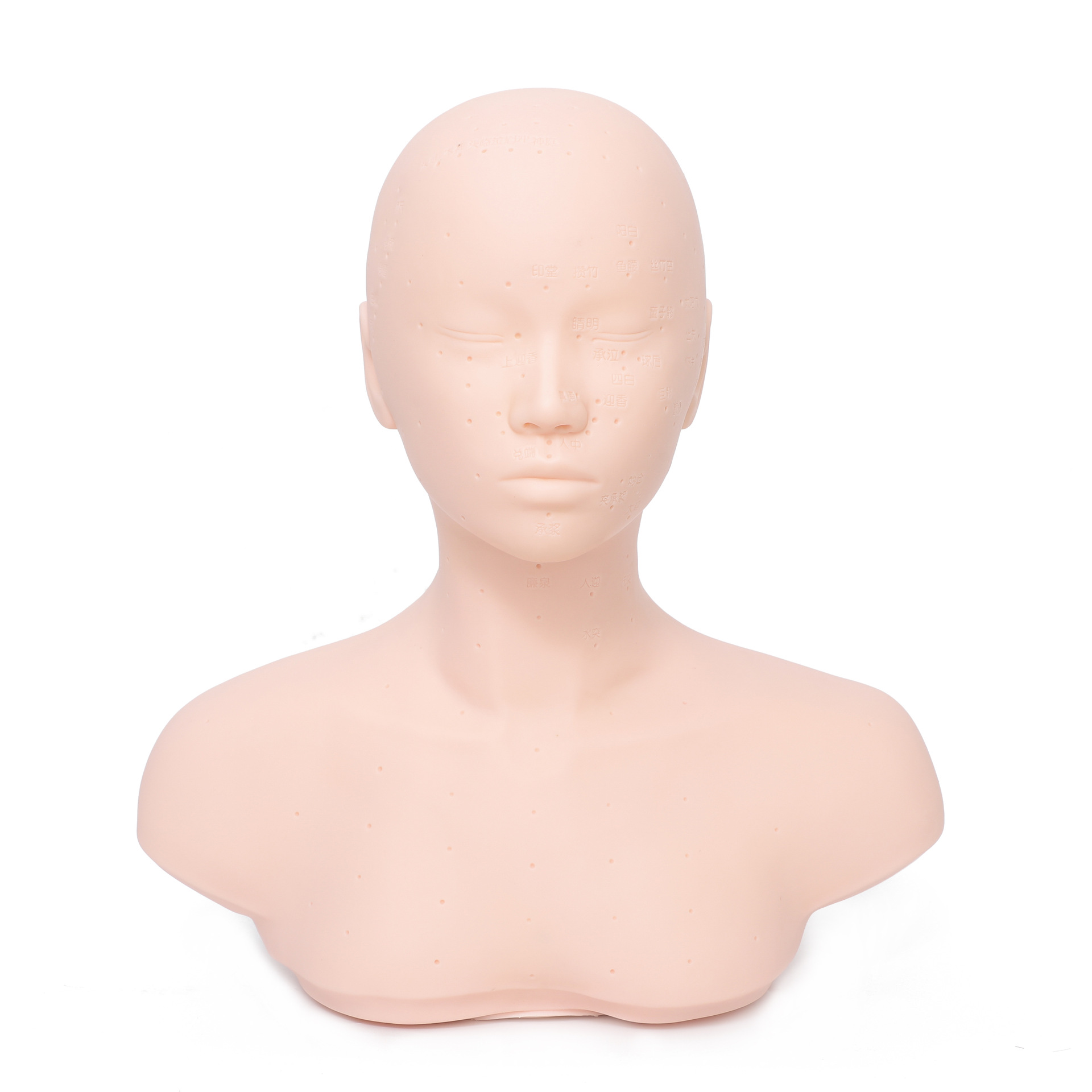 Head model massage head model beauty salon dummy head model face carving acupuncture point massage technique practice model head