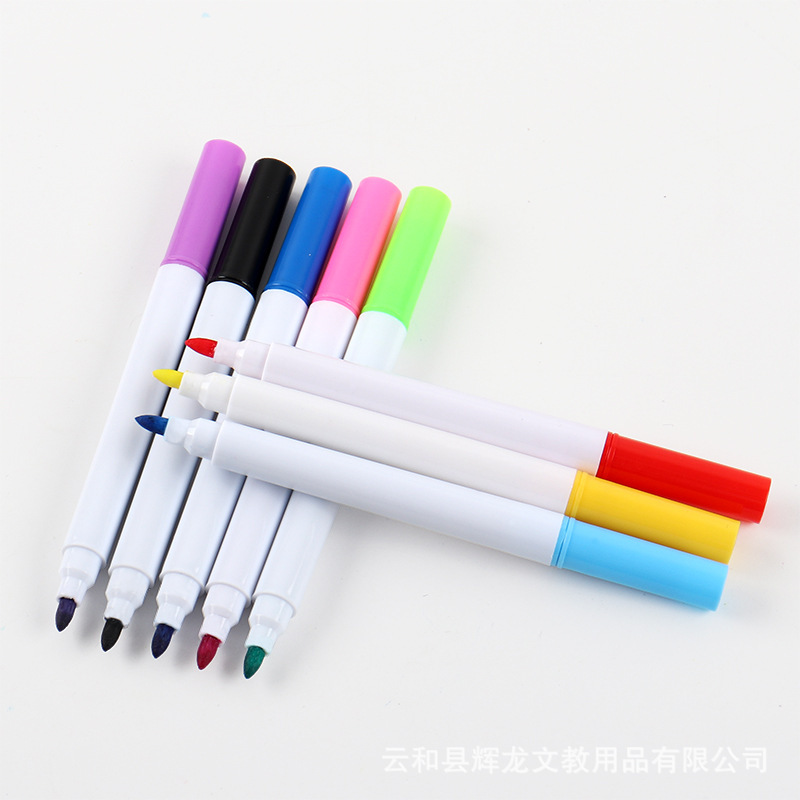 Manufacturer Wholesale Mini Whiteboard Pen Erasable Color Children's Painting Water-Based Marker Creative Fun Painting Marker Pen