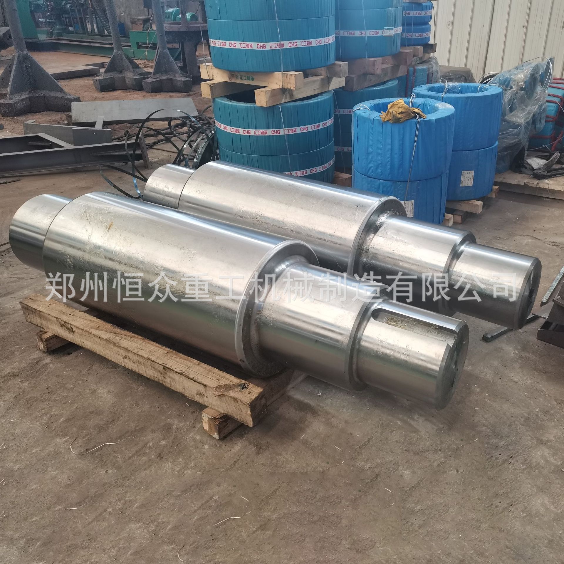 Hengzhong Large Forged Steel Support Roller Cold Rolling Mill Working Roller Wear-Resistant High Nickel Chromium Unlimited Cold Hard Intermediate Roller