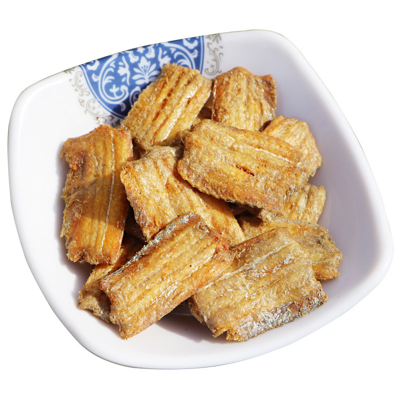 Crispy dried hairtail, crispy hairtail, dried seafood, ready-to-eat dried small fish, casual bagged snacks manufacturer