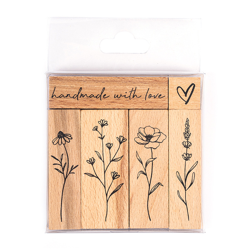 Seal Pocket Review Wooden Account Tool Splicing Material Stamp Weather Travel Wooden Box Set