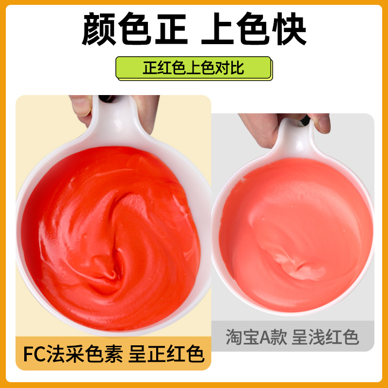 Pigment Baking Edible Fc Method Cake Cream Red Ac Food Grade Red Black White Bakeable Color Paste