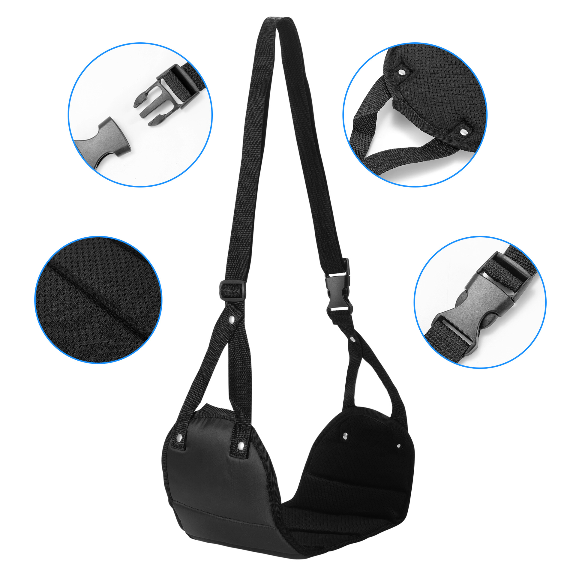 Travel Foot Hammock Office Foot Hanging with Aircraft High-speed Rail Foot Hanging Hammock Foot Tread Travel Artifact