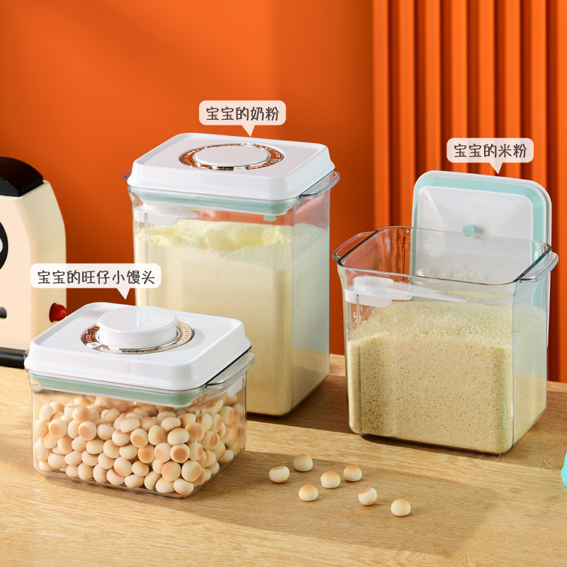 Baby Milk Powder Sealed Can Moisture-proof Vacuum Snack Storage Milk Powder Can Press Sealed Food Grade