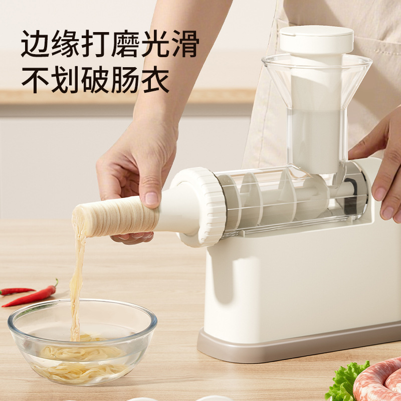 Wholesale Sausage Stuffer Rotary Hand-Cranked Sausage Stuffer Household Sausage Stuffer Casing Tool Food Grade