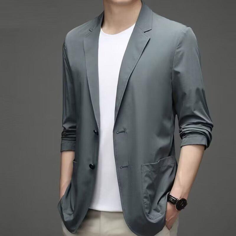 Летний костюм мужской тонкий повседневный защитный от солнца