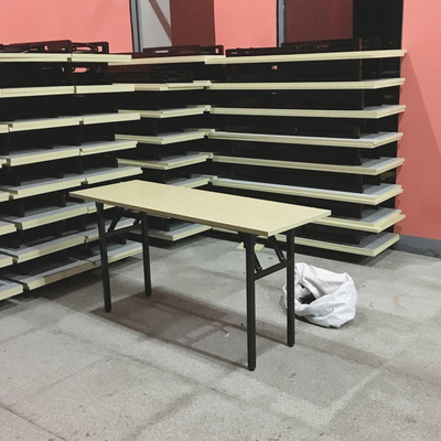 Folding Activity Desk Office Meeting Room Learning and Training Table Outdoor Stall Simple Portable Long Dining Table