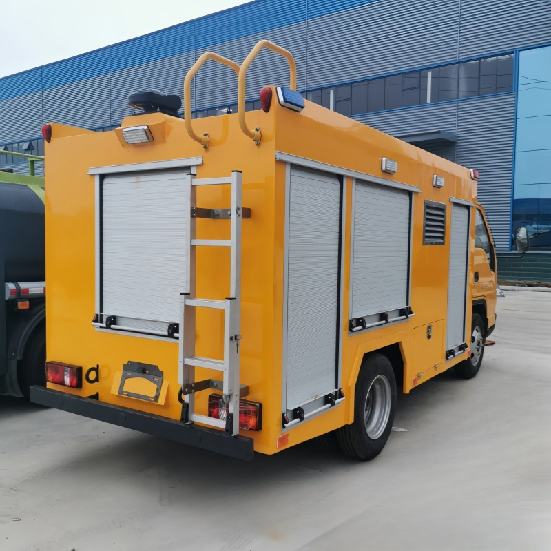 Front-Mounted Blue License Plate Power Vehicle, Emergency Response Vehicle, Emergency Support Vehicle, Power Outage Emergency Repair Vehicle, Mobile Power Supply Vehicle