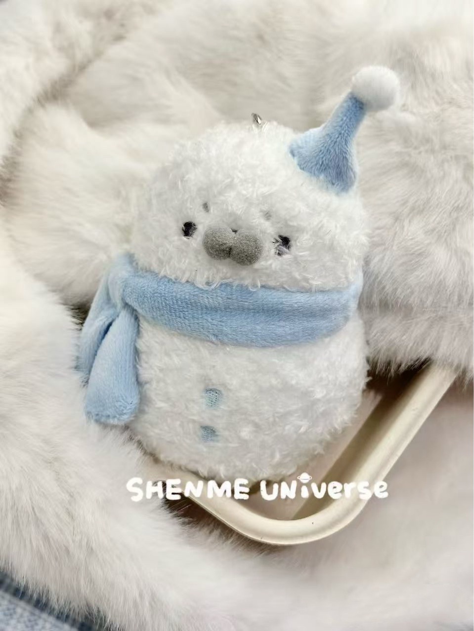 Super Cute Seal Snowman Plush Scarf Cute Doll Keychain Bag Pendant Girl Heart Gift New Style