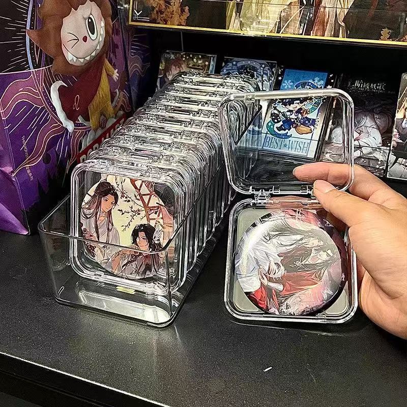 Pindou Storage Box Tool Box with Lid Packaging Box Manicure Wearable Nail Plastic Box Hardware Accessories Transparent Partition Box