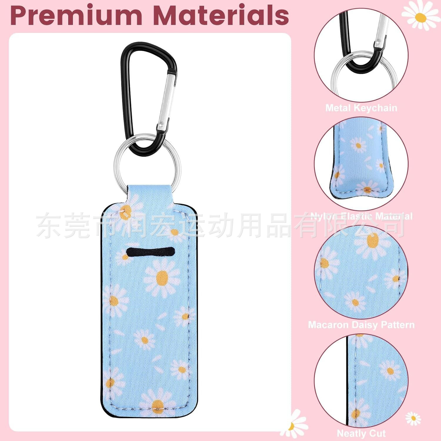 Cross-Border Exclusive Supply of Diving Material Lipstick Set Keychain Neoprene Lipstick Mini Bag