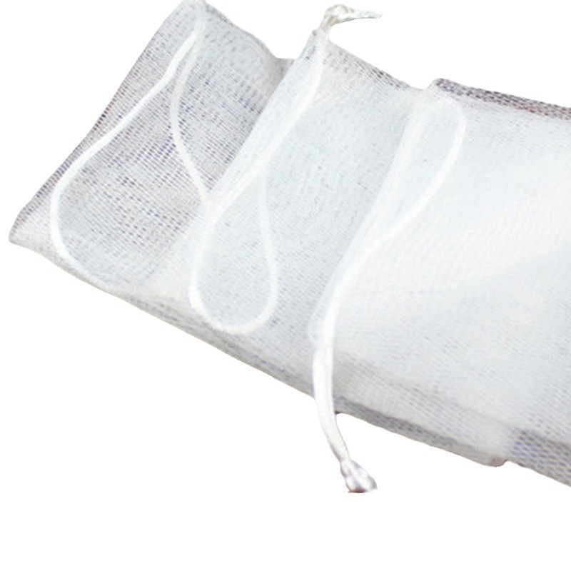 Foaming Net White Rope Foaming Net Handmade Soap Net Facial Cleanser Soap Net Bag Foaming Wall-mounted Rubbing Foam Net Bag