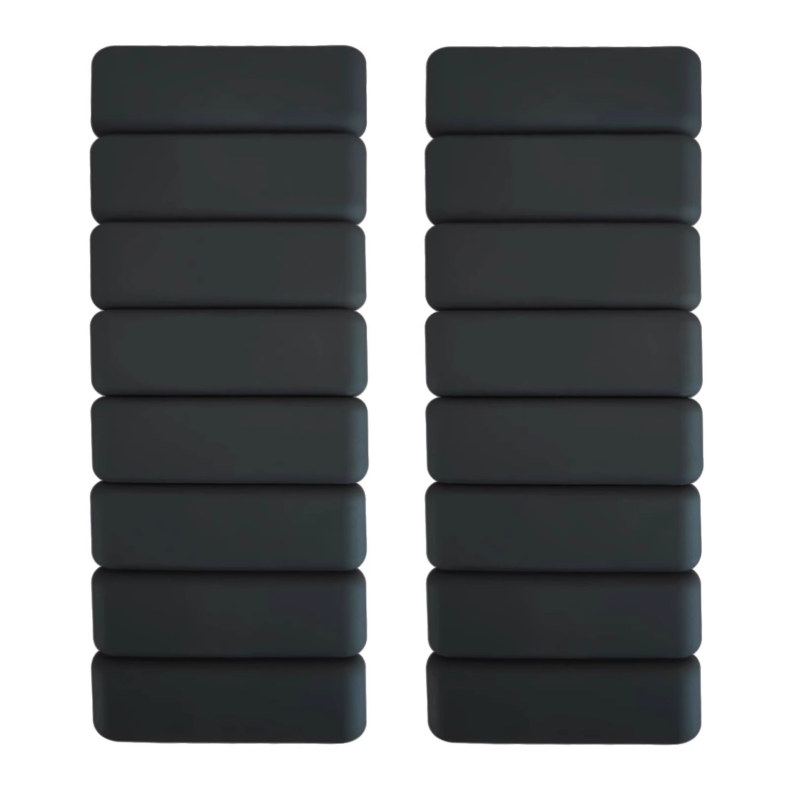 Yoga Fitness Sports Training Dance Practice Silicone Velcro Weight-bearing Bracelet Pair 2 Pounds 4 Pounds