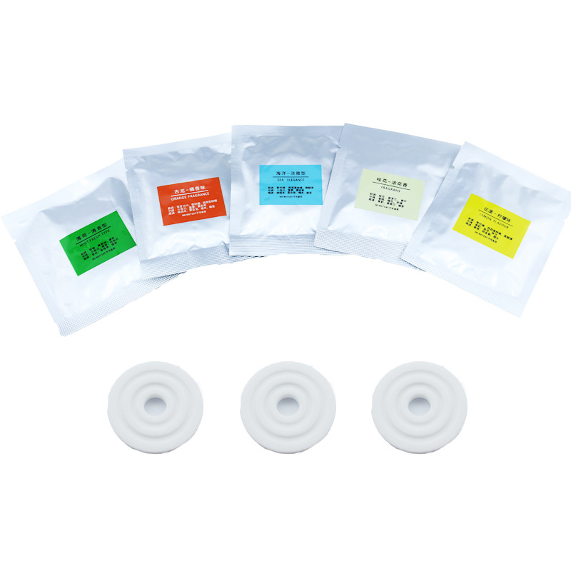 Hair dryer creative double ring suspension car aromatherapy car air outlet perfume pe flying saucer incense piece solar aromatherapy