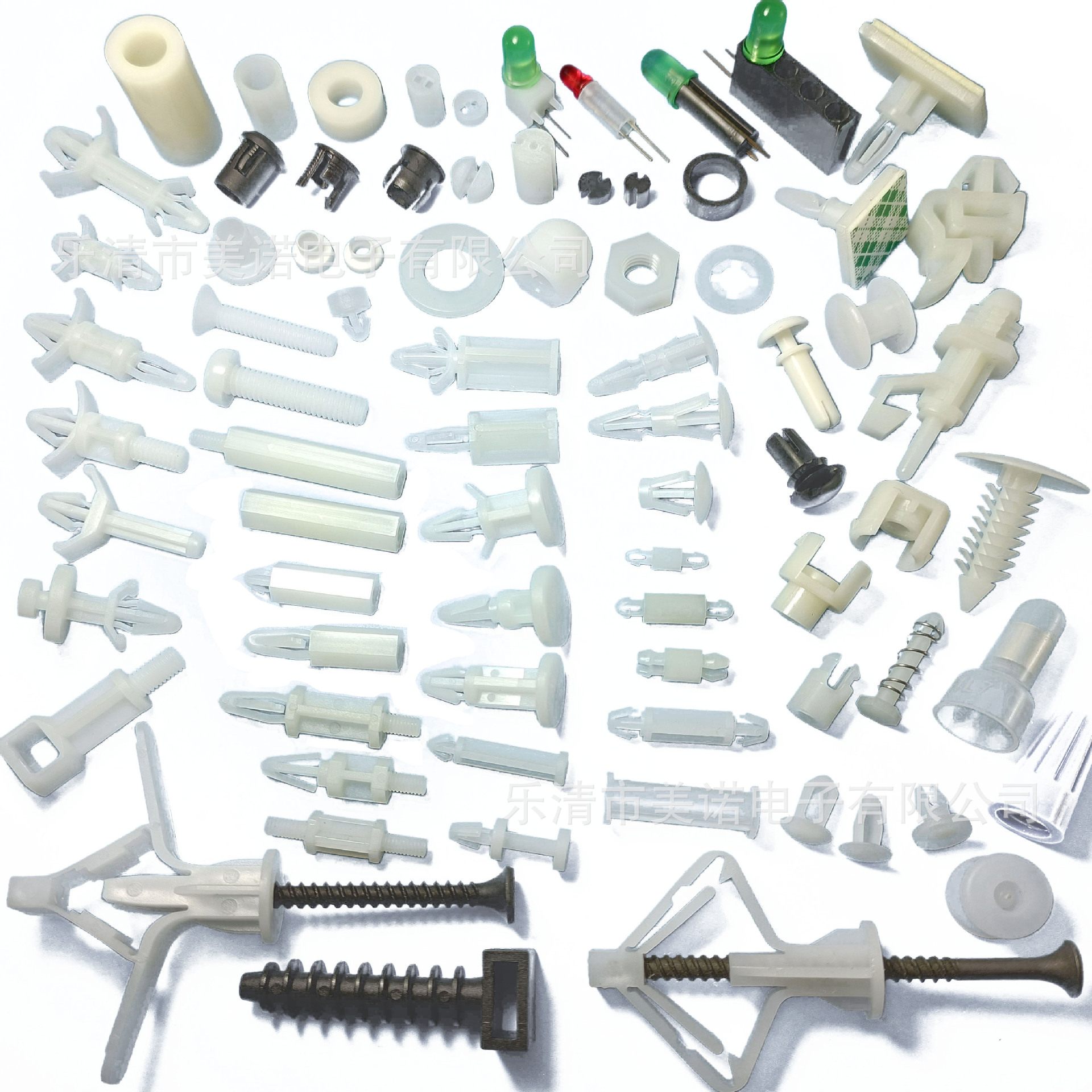 Plastic Aircraft Head Isolation Column Nylon PC Board Aircraft Head Support Column Two Tip Spacer Column Main Board Insulation Spacer Column