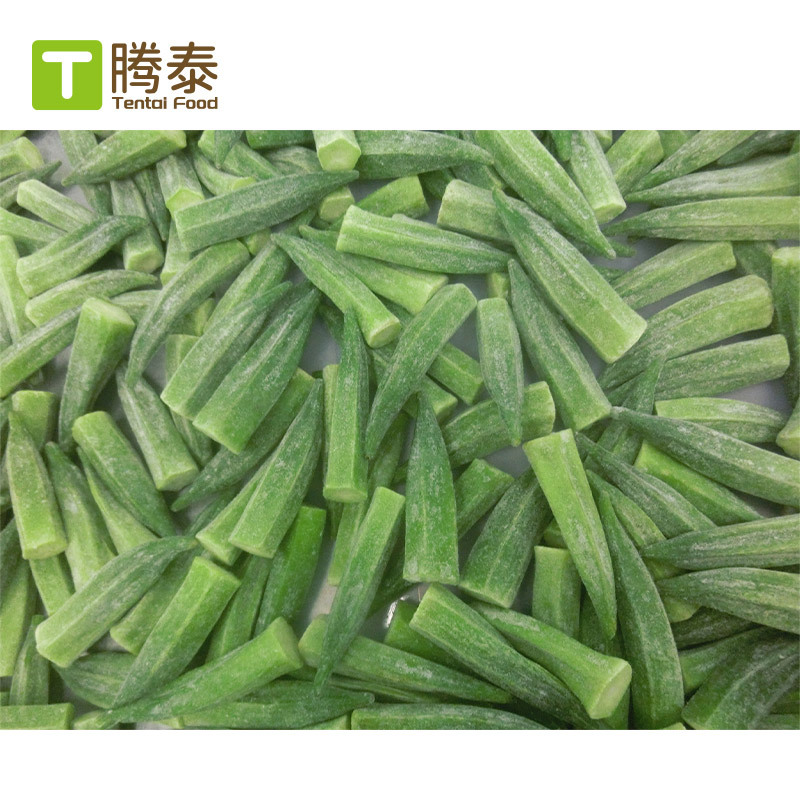 Large Batch of Spot Factory Direct Supply Kariba Quick-Frozen Okra Frozen Okra Strips