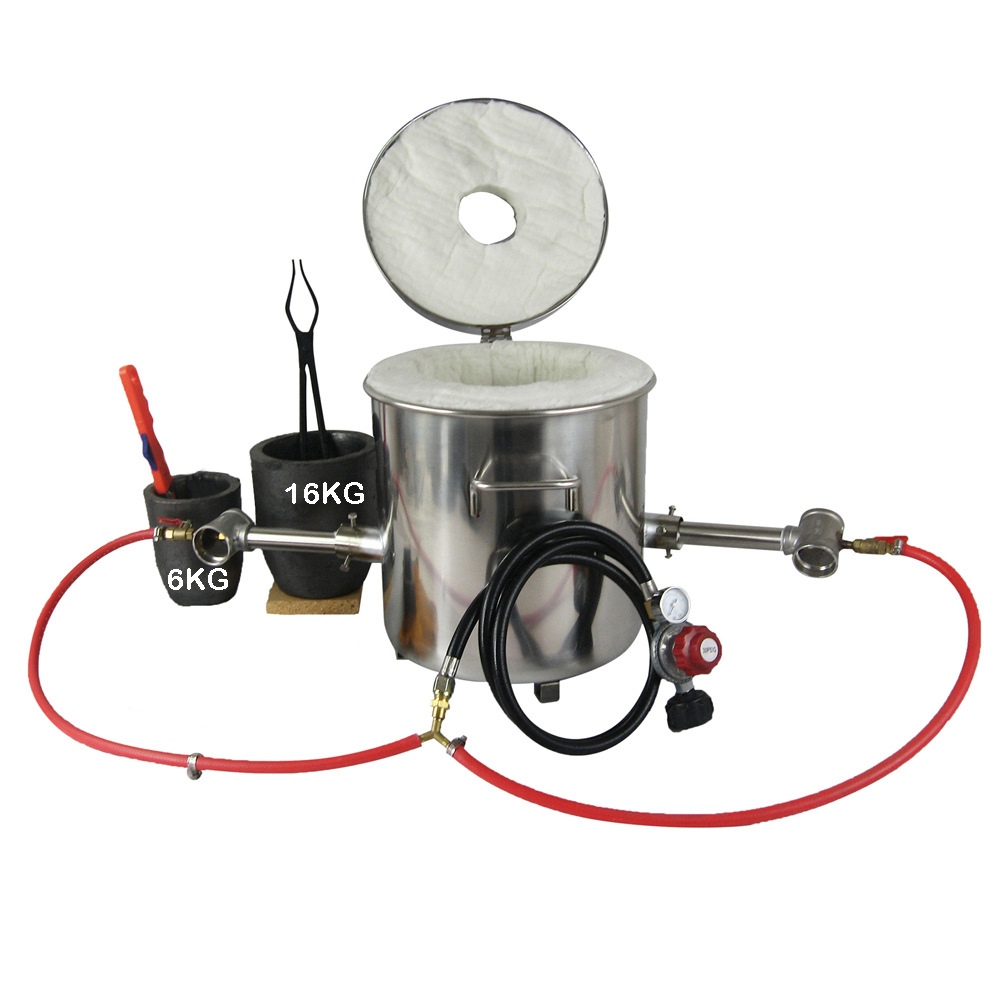 Печь для плавления металлов 16 кг, 1300 градусов, плавление золота, серебра, алюминия, инструменты для ювелирного производства